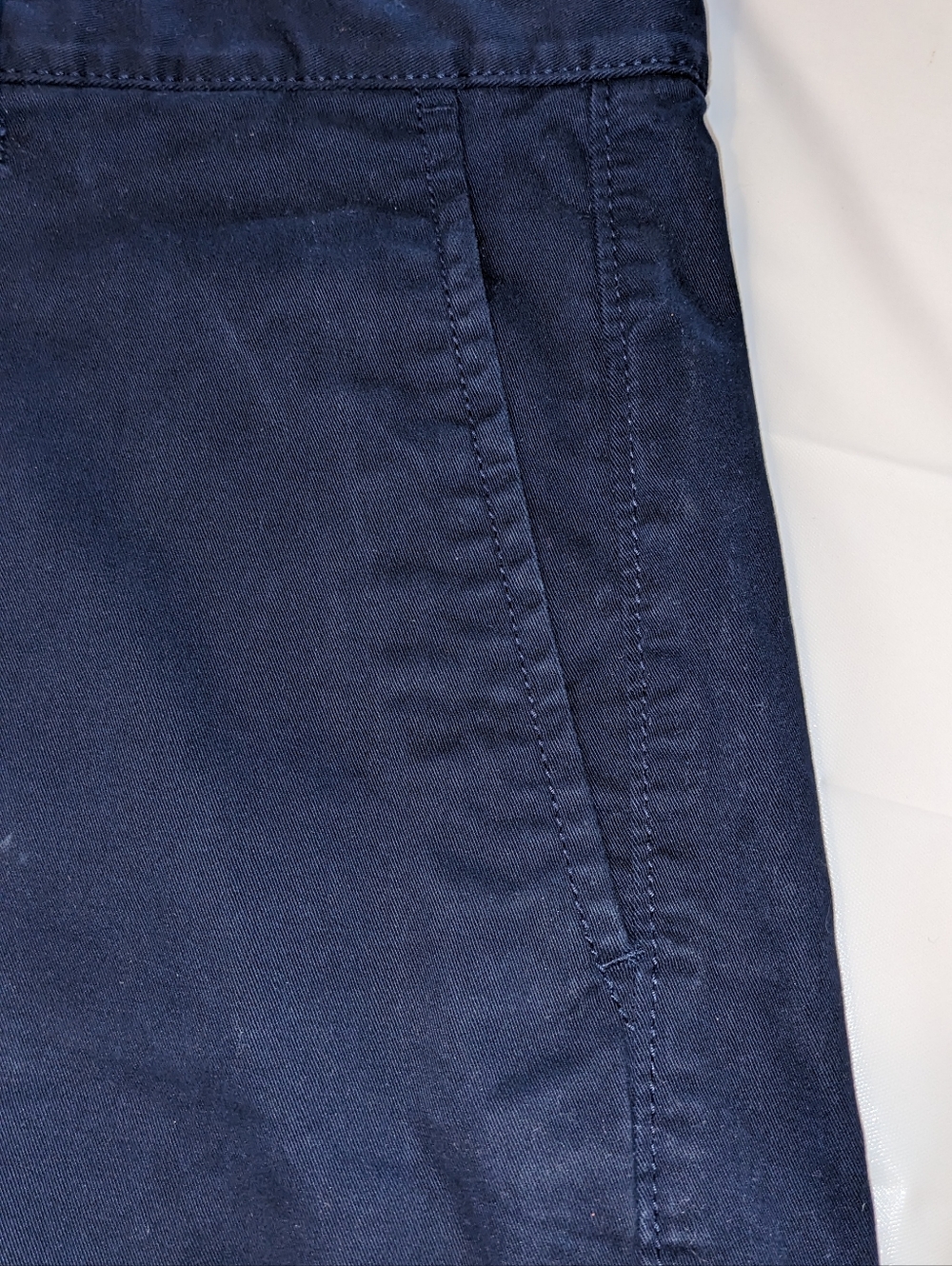 Vtg Gap Women 12 Blue Kackis By GAP Girlfriend Shorts Cuffs Pockets Soft - Picture 6 of 6